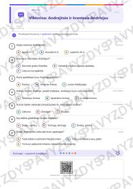 Andrejinės 5-6 kl.: 20 užduočių, SUP, stalo žaidimas ir QR