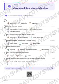 Andrejinės 9-10 kl.: 20 užduočių, SUP, stalo žaidimas ir QR