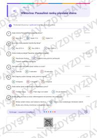 Pasaulinė rankų plovimo diena 9-10 kl.: 20 užduočių, SUP, stalo žaidimas ir QR