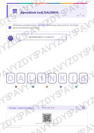 Skurdo panaikinimo diena 1-2 kl.: 20 užduočių, SUP, stalo žaidimas ir QR