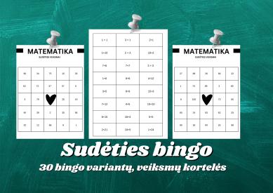 Sudėties bingo