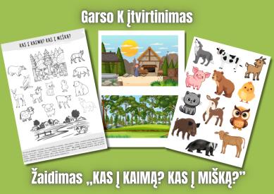 Garso K įtvirtinimas