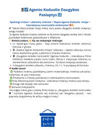 Agento Koduolio Daugybos lentelės paslaptys