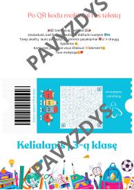 Kelialapis į trečią klasę 