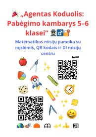 Matematikos pabėgimo kambarys 5-6 klasei