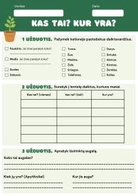 Kas tai. Kur yra.