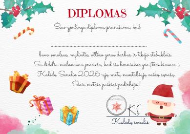 Kalėdinis diplomas