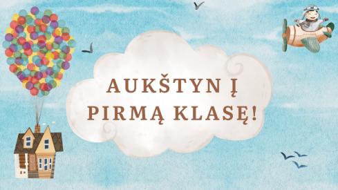 Rugsėjo 1-osios skaidrės Aukštyn į pirmą klasę