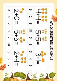 Rudens matematika 