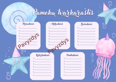 Pamokų tvarkaraščiai 