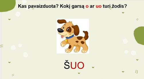 O ir UO diferencijavimas