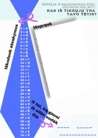 KRYŽIAŽODIS - Matematika - Sudėtis Atimtis Daugyba Dalyba - Tėčio diena