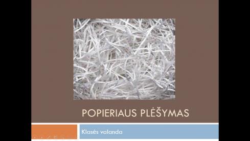 Popieriaus plėšymas