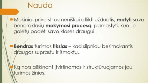 Repetitorių metodas. Įtraukusis ugdymas.