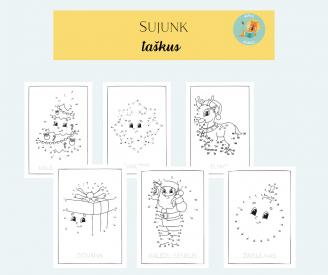 Sujunk taškus