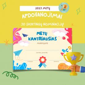 METŲ NOMINACIJOS