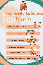 Logopedo kabineto taisyklės