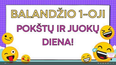 BALANDŽIO 1-OJI DIENA RINKINYS