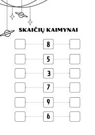 Mokomės skaičiukus 1-10  30 lapų
