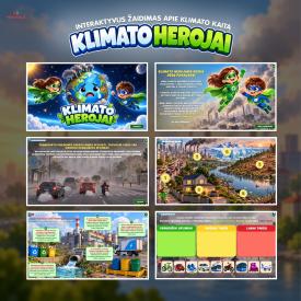 Interaktyvus žaidimas klimato kaitos dienai