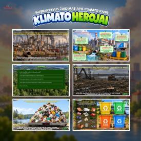 Interaktyvus žaidimas klimato kaitos dienai