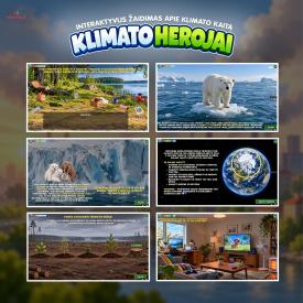 Interaktyvus žaidimas klimato kaitos dienai