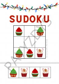 Sudoku užduotys Kalėdų tema 20 lapų
