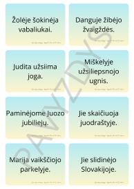 Taisyklingo garso J tarimo įtvirtinimas sakiniuose su R garsu