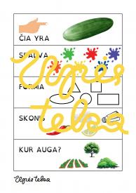Rišliosios kalbos Upės teka ugdymo kortelės 