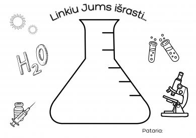 2 skirtingos užduotys Mokslininkas ir Chemija