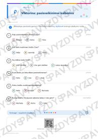 Pasisveikinimo diena 3-4 kl.: 20 užduočių, SUP, stalo žaidimas ir QR