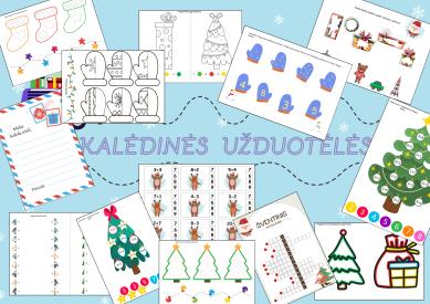 Kalėdinių užduotėlių rinkinys