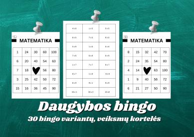 Daugybos bingo