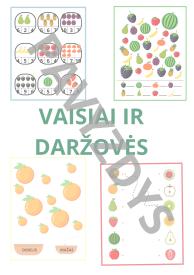 VAISIAI IR DARŽOVĖS - MATEMATIKA IR NE TIK.