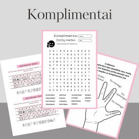 Komplimentai. Komplimentų diena. Padovanok šypseną. Mokymasis pasakyti komplimentą
