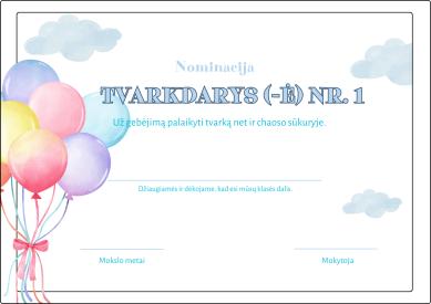 Metų nominacijos