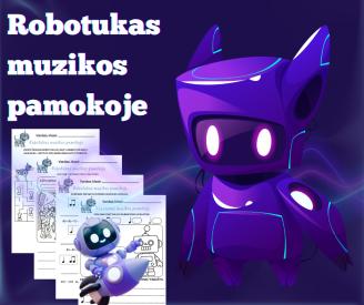 Robotukas muzikos pamokoje