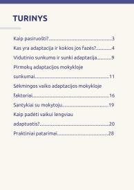 Pirmokų adaptacijos ypatumai - 32 psl. el. leidinys