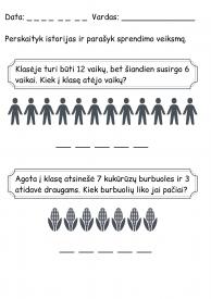 Matematiniai žodiniai uždaviniai