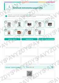 Smuiko ir boso raktai 7-8 kl.: 20 užduočių, SUP, stalo žaidimas ir QR