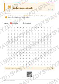 Audiovizualinio paveldo diena 1-2 kl.: 20 užduočių, SUP, stalo žaidimas ir QR