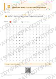 Tarptautinė STEM diena 1-2 kl.: 20 užduočių, SUP, stalo žaidimas ir QR