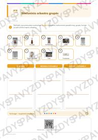 Koncerto gidas 9-10 kl.: 20 užduočių, SUP, stalo žaidimas ir QR