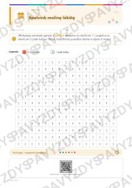 Molio diena 1-2 kl.: 20 užduočių, SUP, stalo žaidimas ir QR