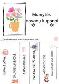 Mamos dovanų kuponai