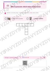 Populiarioji daina ir jos sandara 5-6 kl.: 20 užduočių, SUP, stalo žaidimas ir QR