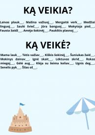 Klausimai