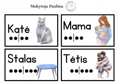 Skaitymo kortelės