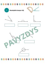 Kampų rūšys, kampų matavimas