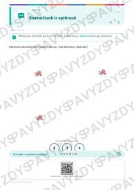 Tarptautinė aštuonkojų diena 3-4 kl.: 20 užduočių, SUP, stalo žaidimas ir QR